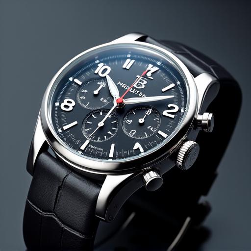 Eleganter Chronograph mit Edelstahlgehäuse