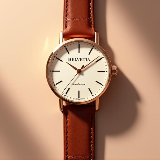 Minimalistische Dresswatch in Roségold